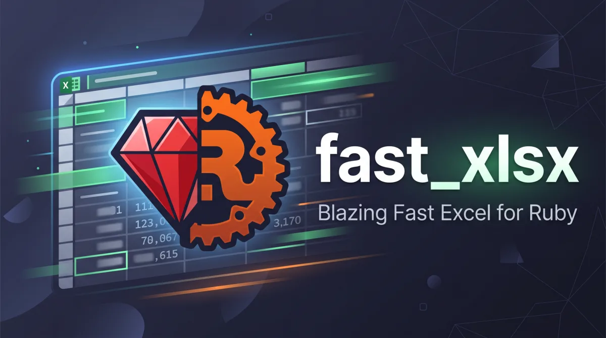 fast_xlsx：Blazing Fast Excel for Ruby